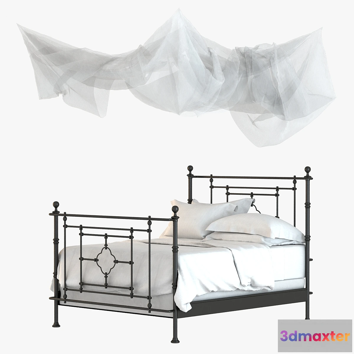 795726 - Restoration Hardware QUATREFOIL IRON BED - No.3