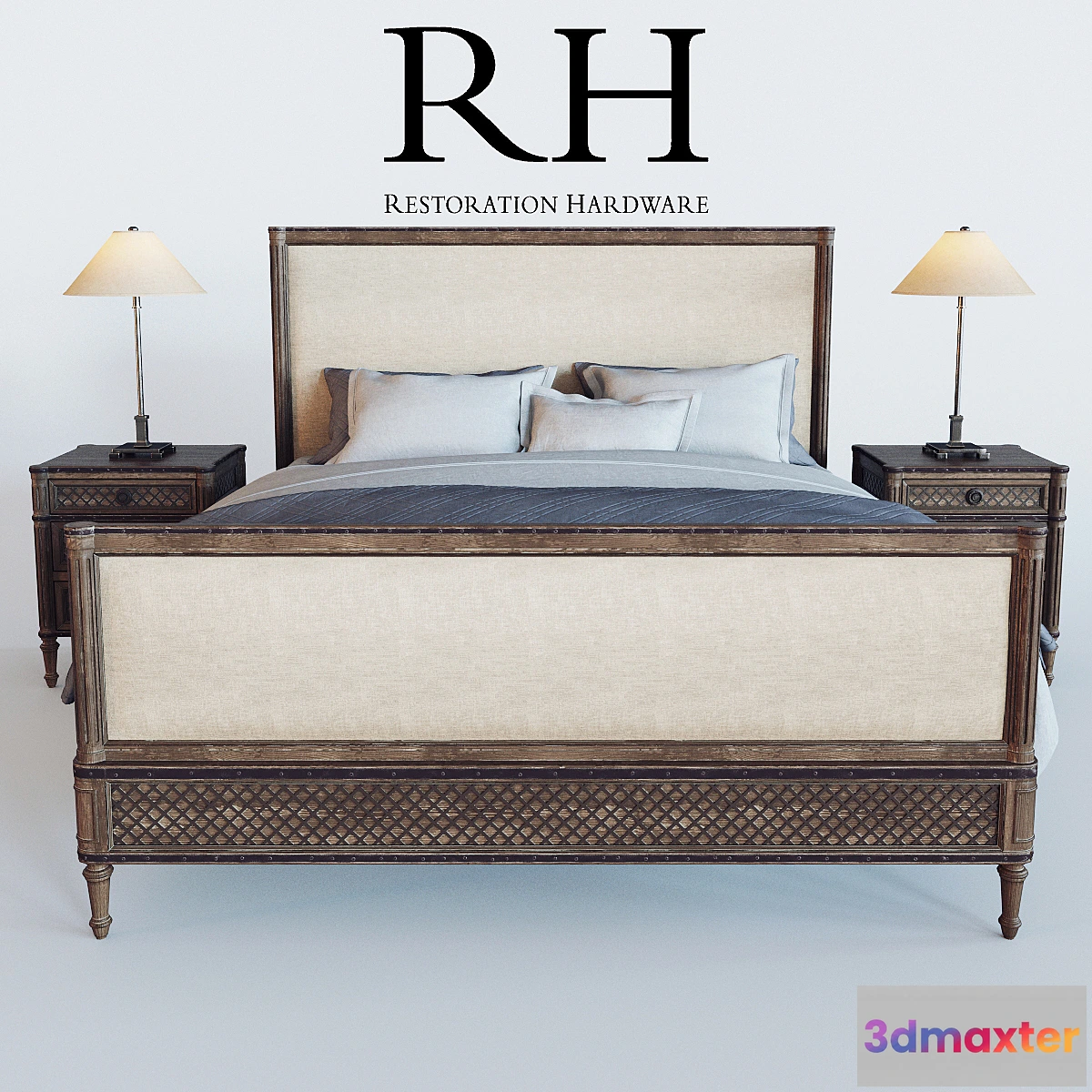 795772 - Restoration Hardware Louis XVI Treillage Bed - No.3