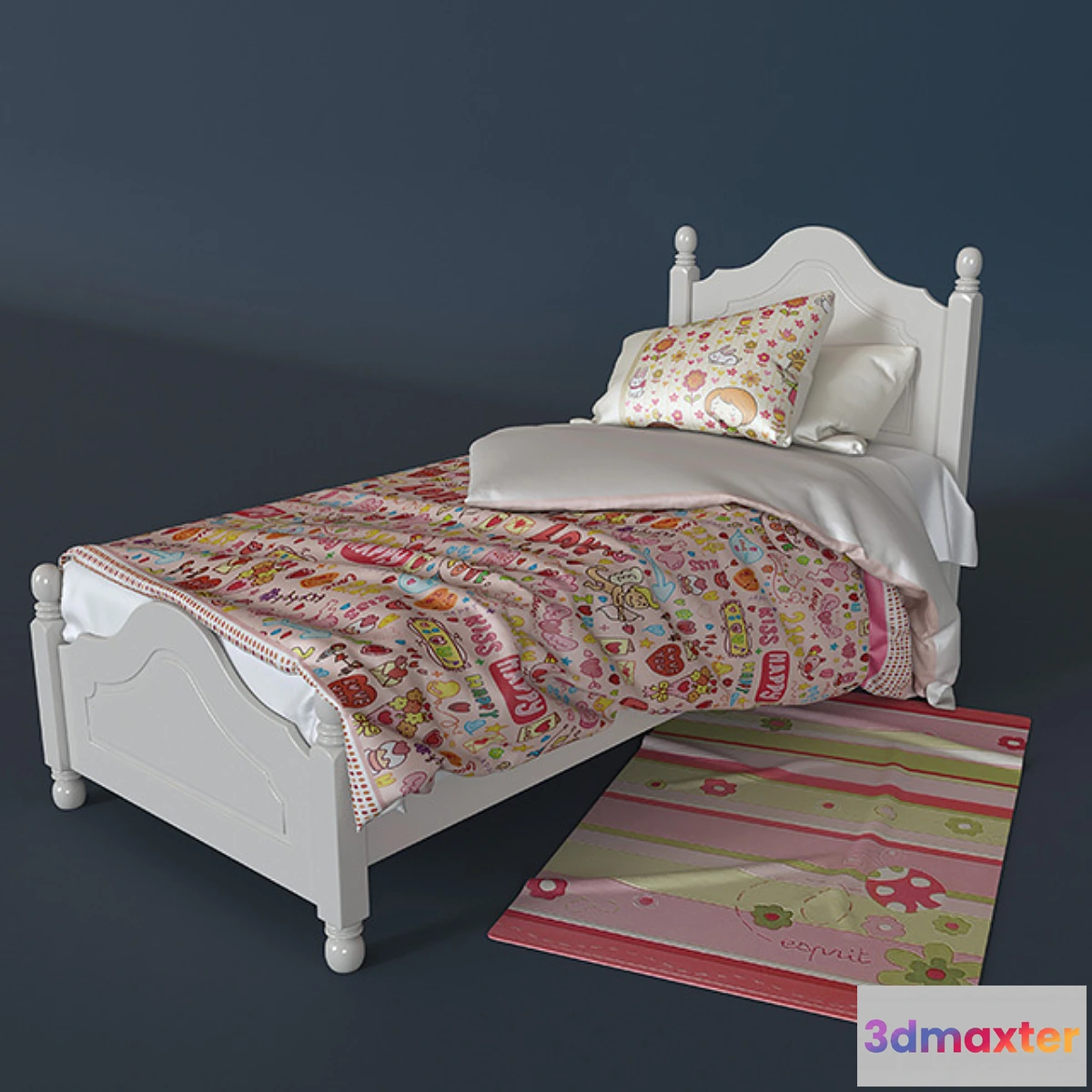 804828 - Children’s bed in Provence style