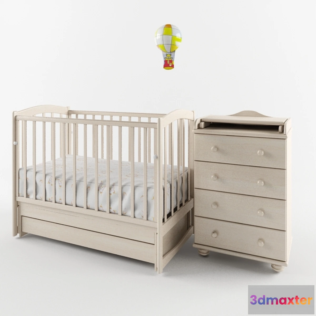 804892 - crib and Dresser Gandylyan