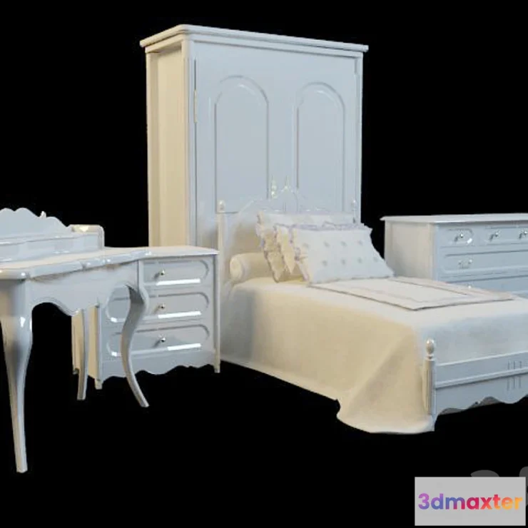 804922 - Bed and gartnitur