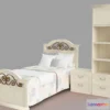 804974 - Baby bed bedside-table and cupboard