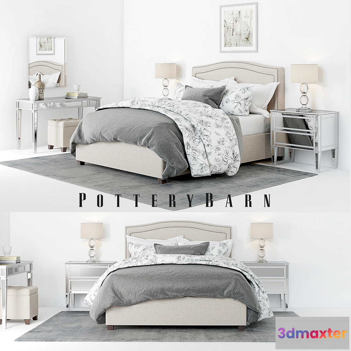 806530 - Pottery Barn Tamsen Bed set 01 - No.2