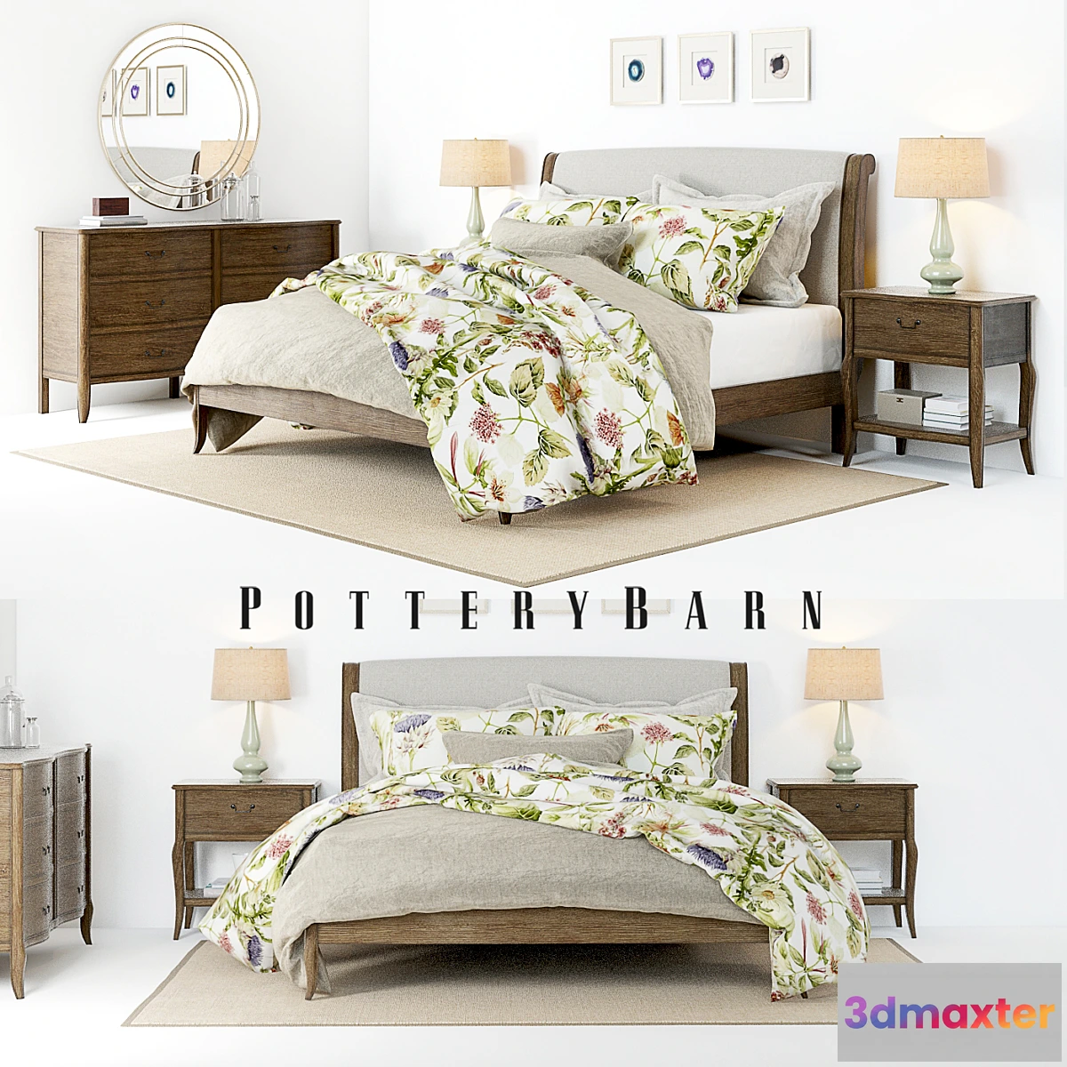 806544 - Pottery Barn Calistoga Bed set - No.2