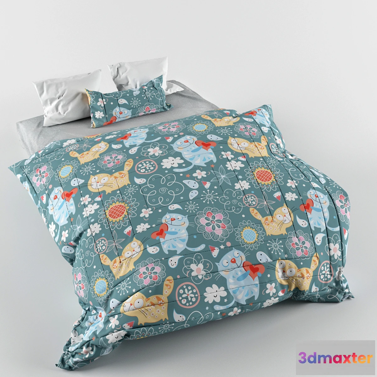 810276 - bed cloth cat