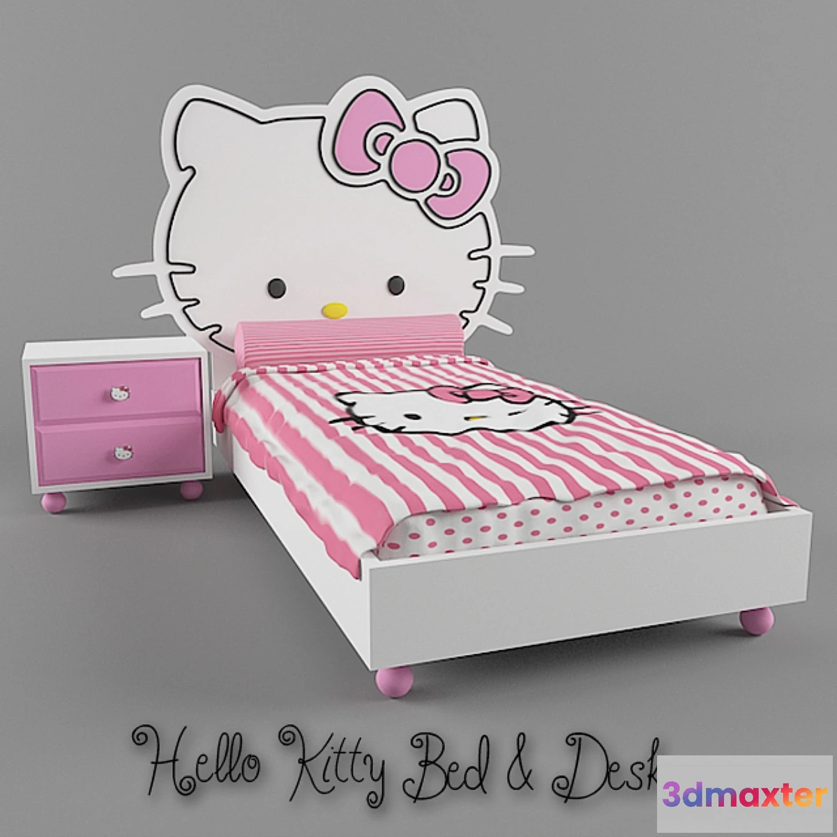 810278 - Hello Kitty Bed & Desk