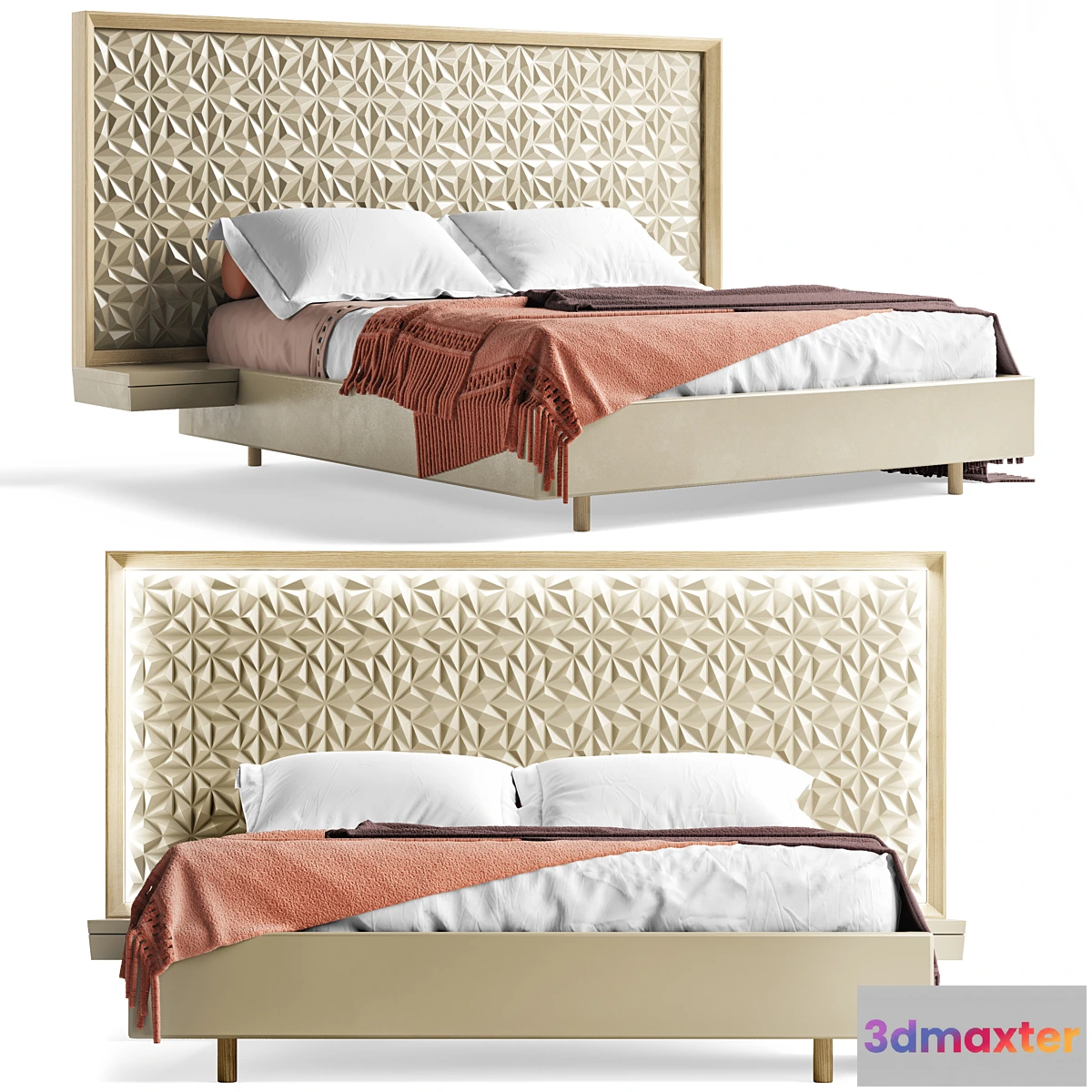 811194 - Roche Bobois Rosace Bed - No.3