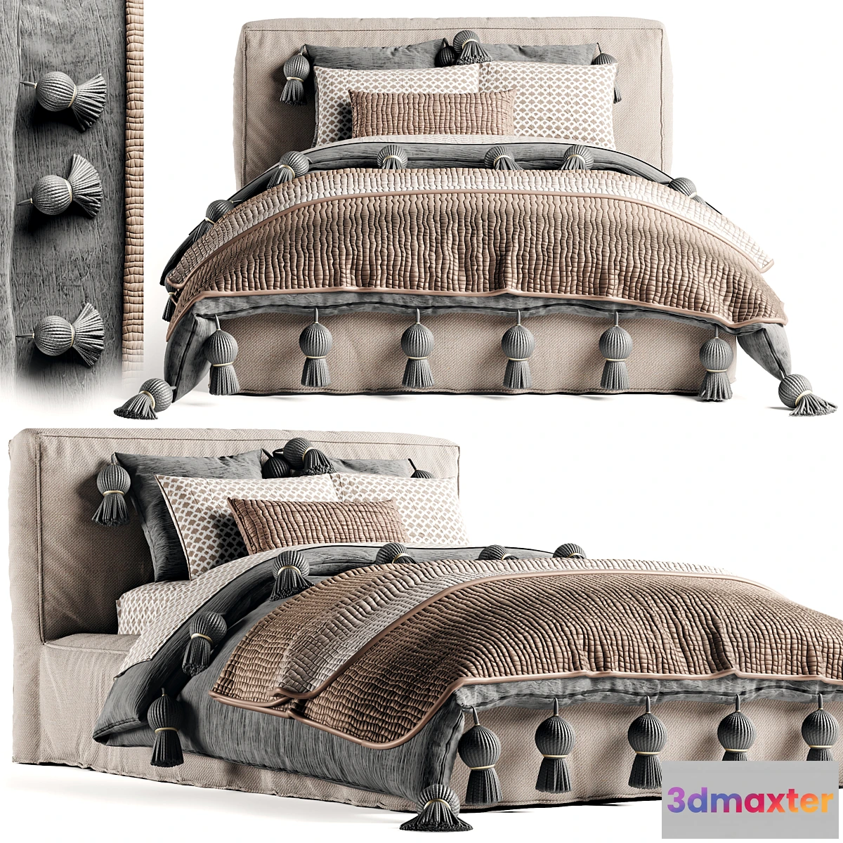 830576 - RH Brook Bed - No.5