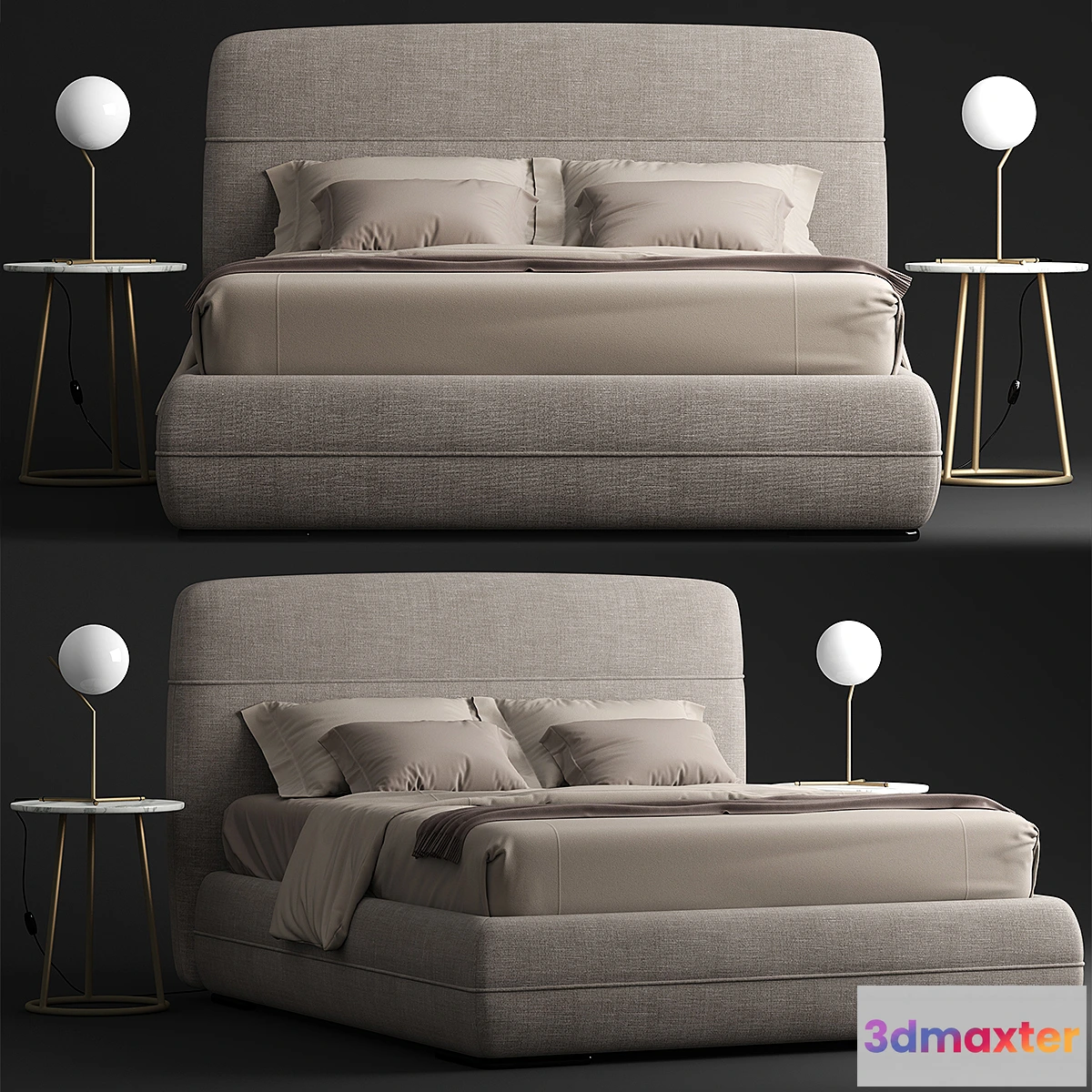 830628 - Flou MANDARINE bed - No.4