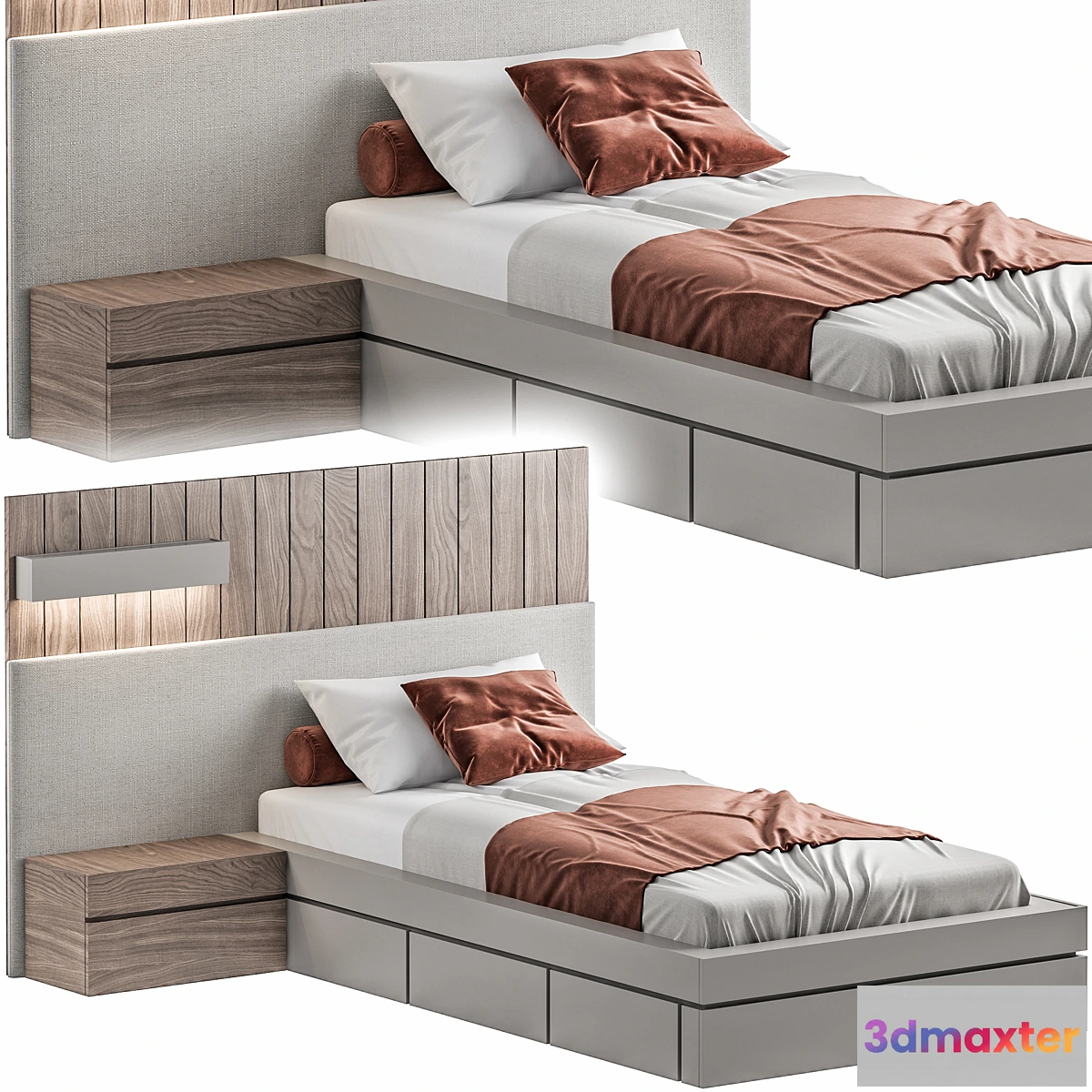 830750 - Bed033-Single Bed - No.3