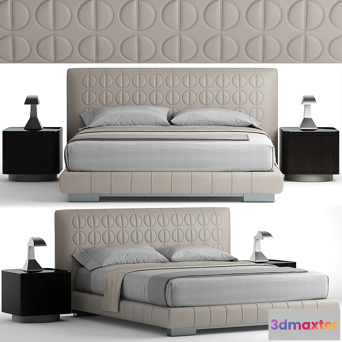 830914 - Minotti curtis bed - No.6