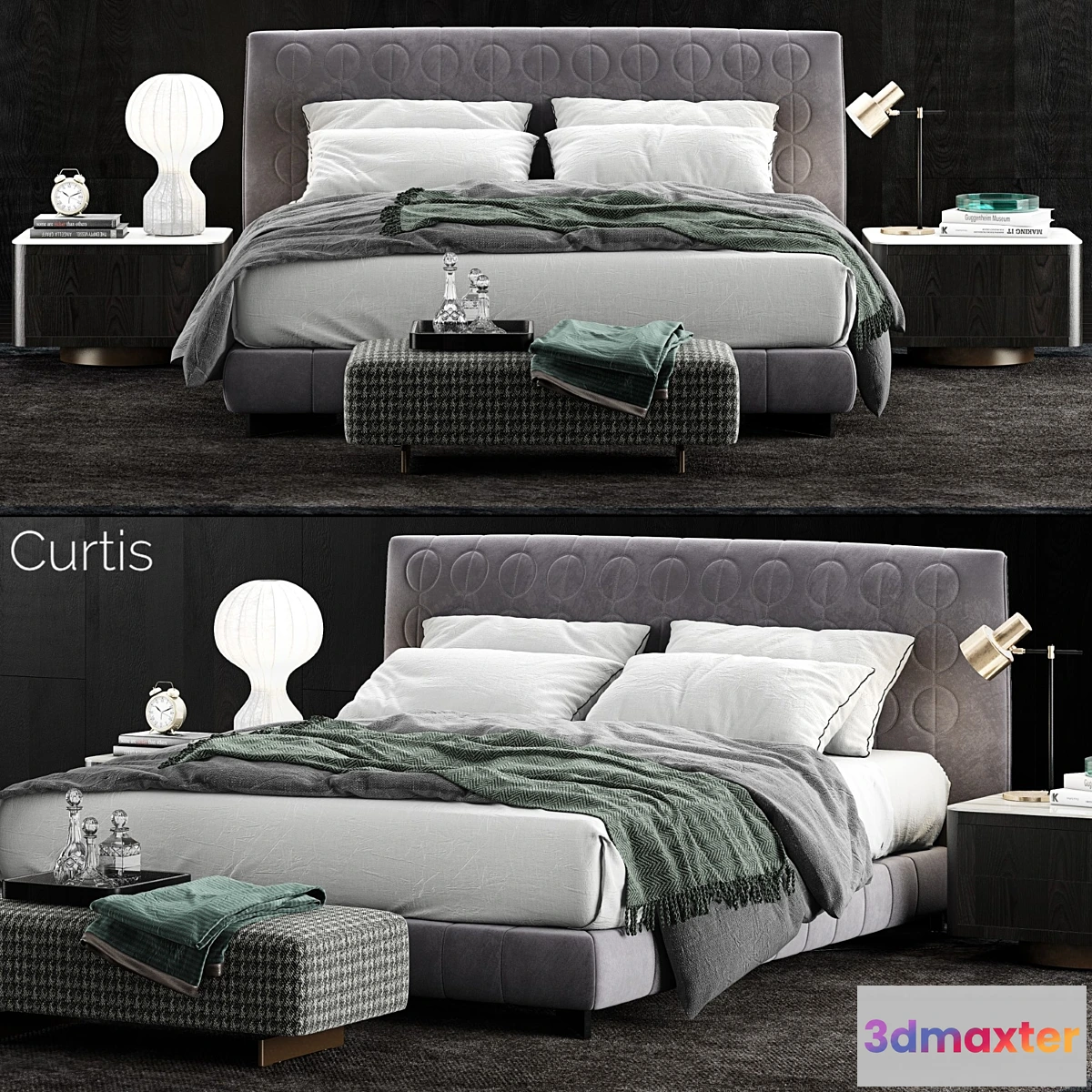 831078 - Minotti Curtis Bed 2 - No.4
