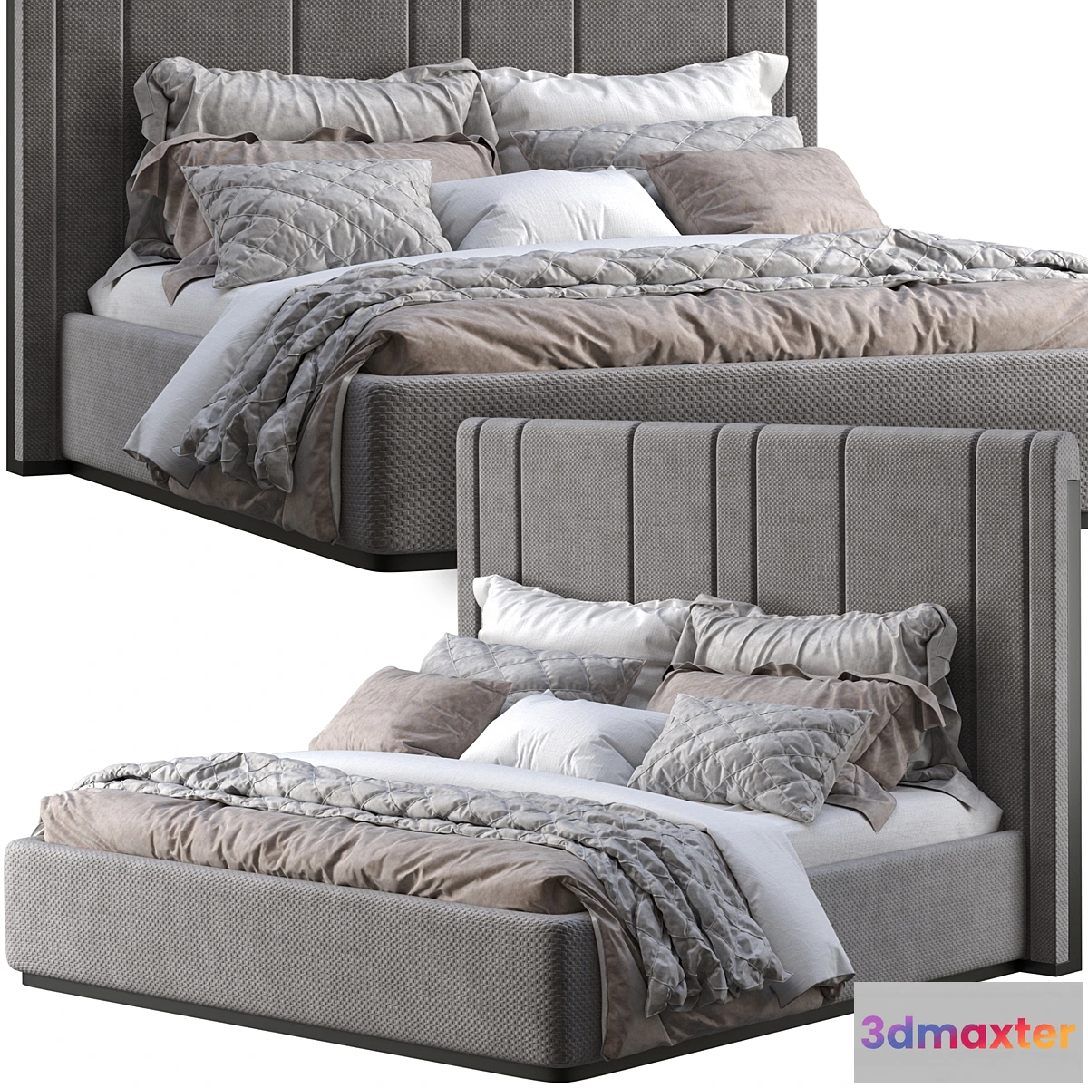 831502 - Bed one mebel noir - No.3