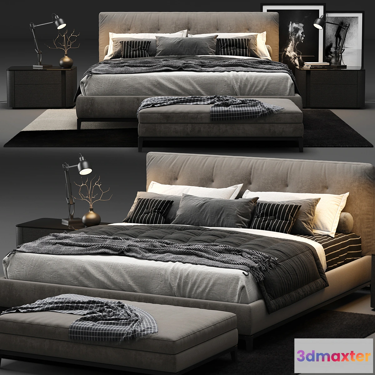 862927 - Minotti - Andersen Quilt Bed - No.5