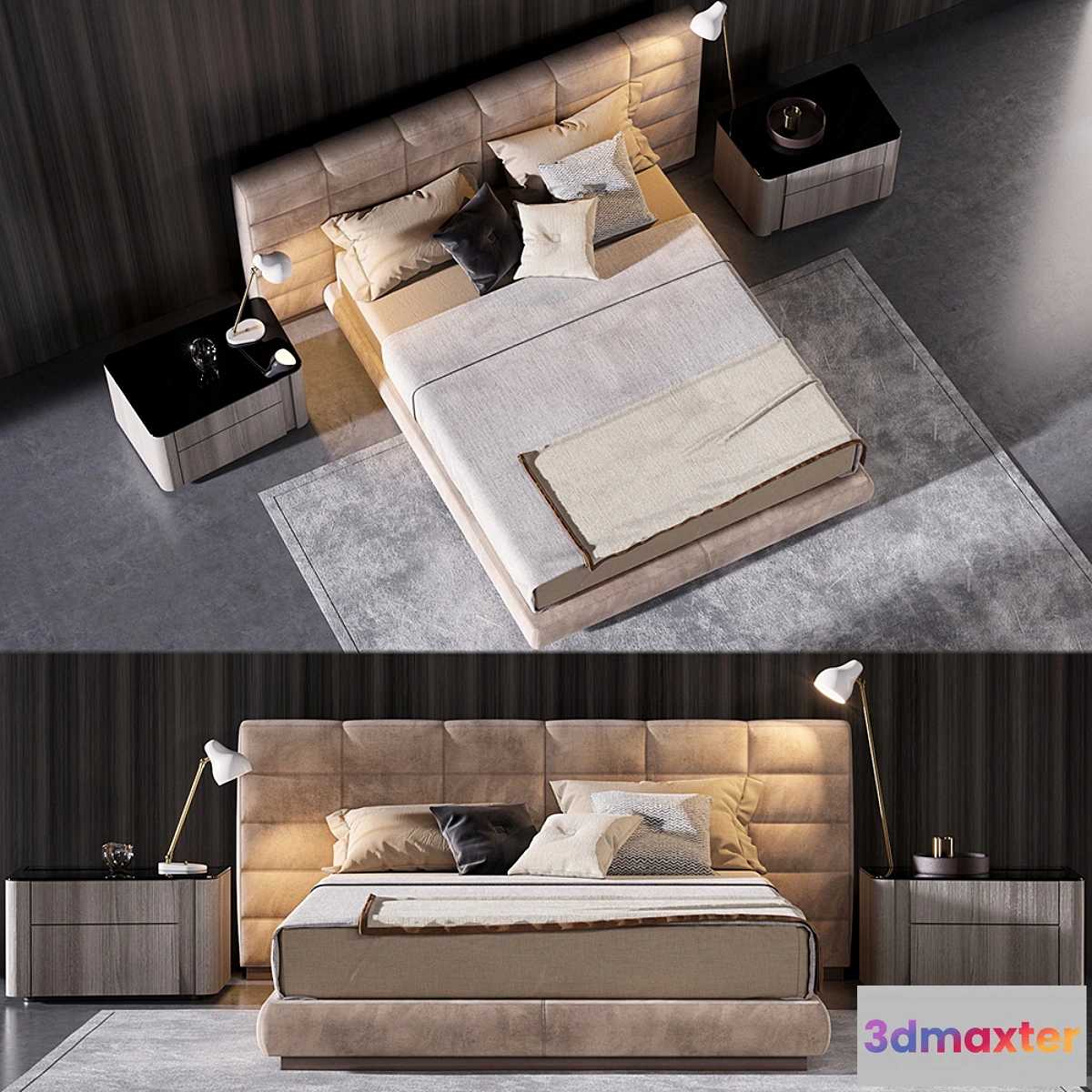 862973 - Minotti Lawrence Bed - No.9