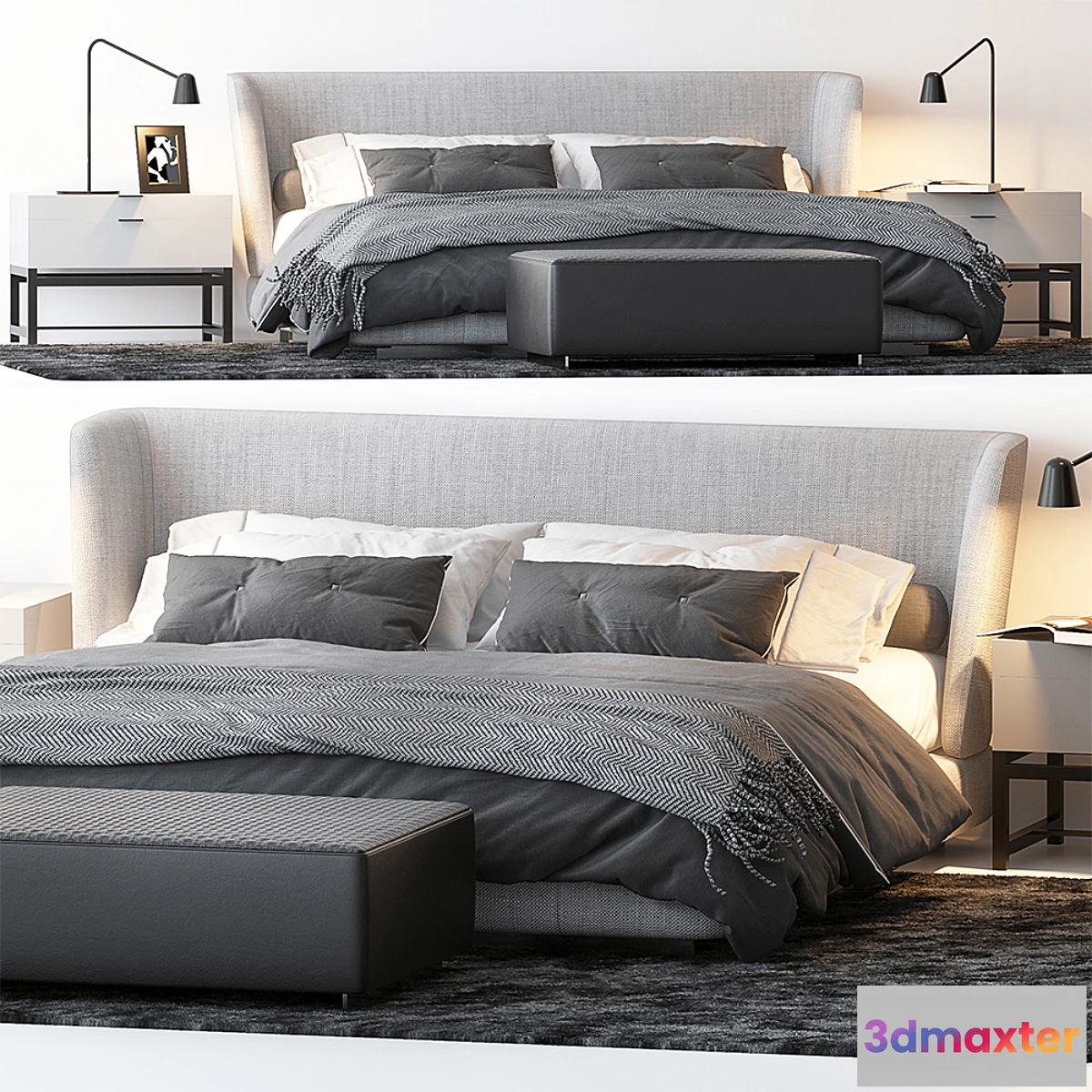 862991 - BED BY MINOTTI 6 - No.6