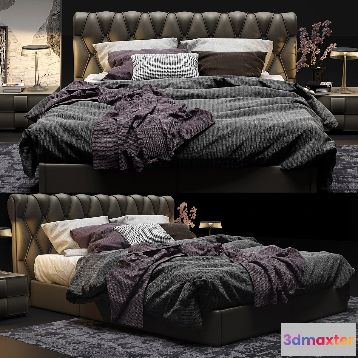 862999 - Bed Poltrona Frau Bluemoon - No.5