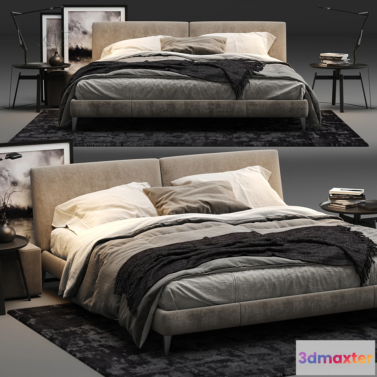 863195 - Maxalto Selene Bed - No.5