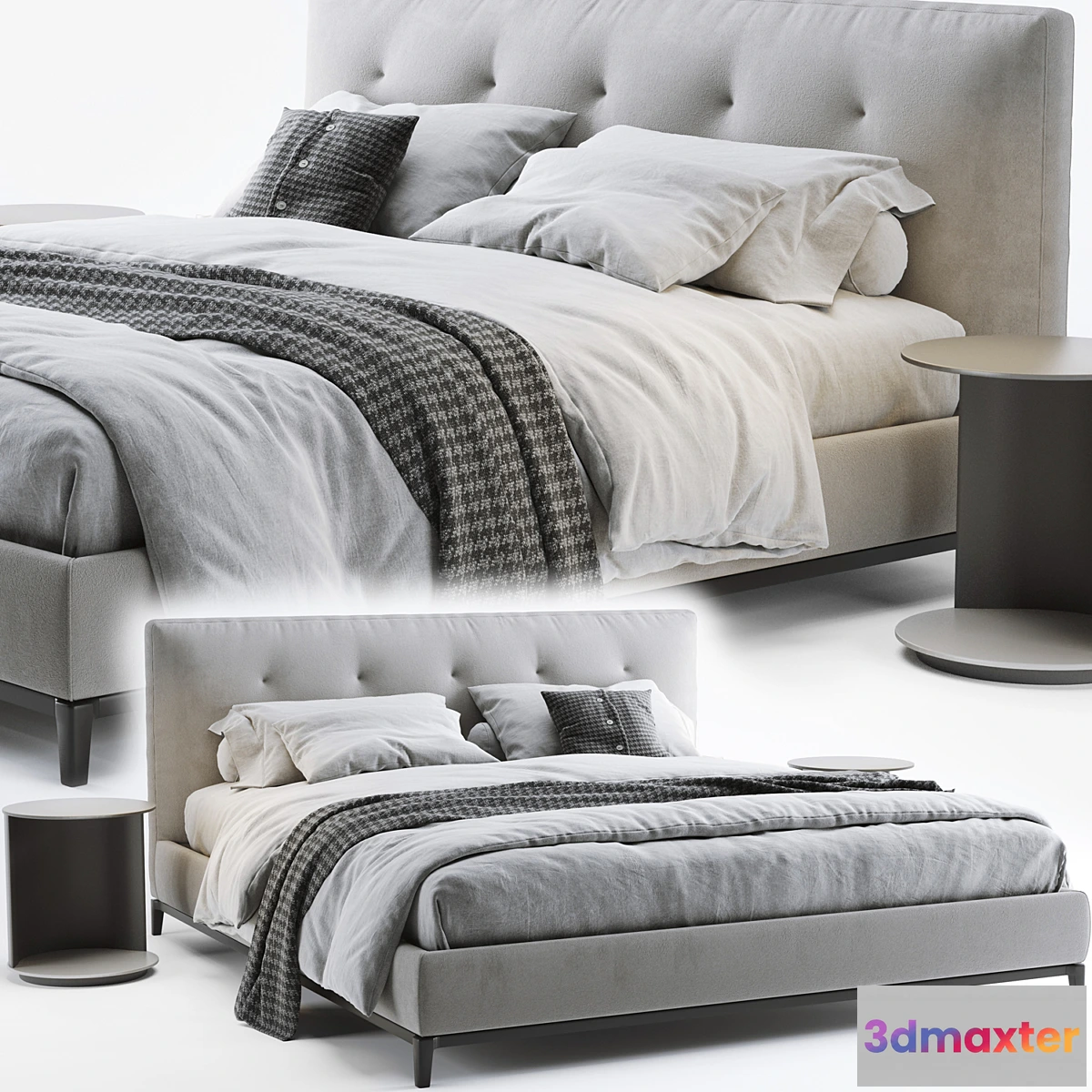 863409 - Minotti andersen quilt bed - No.11