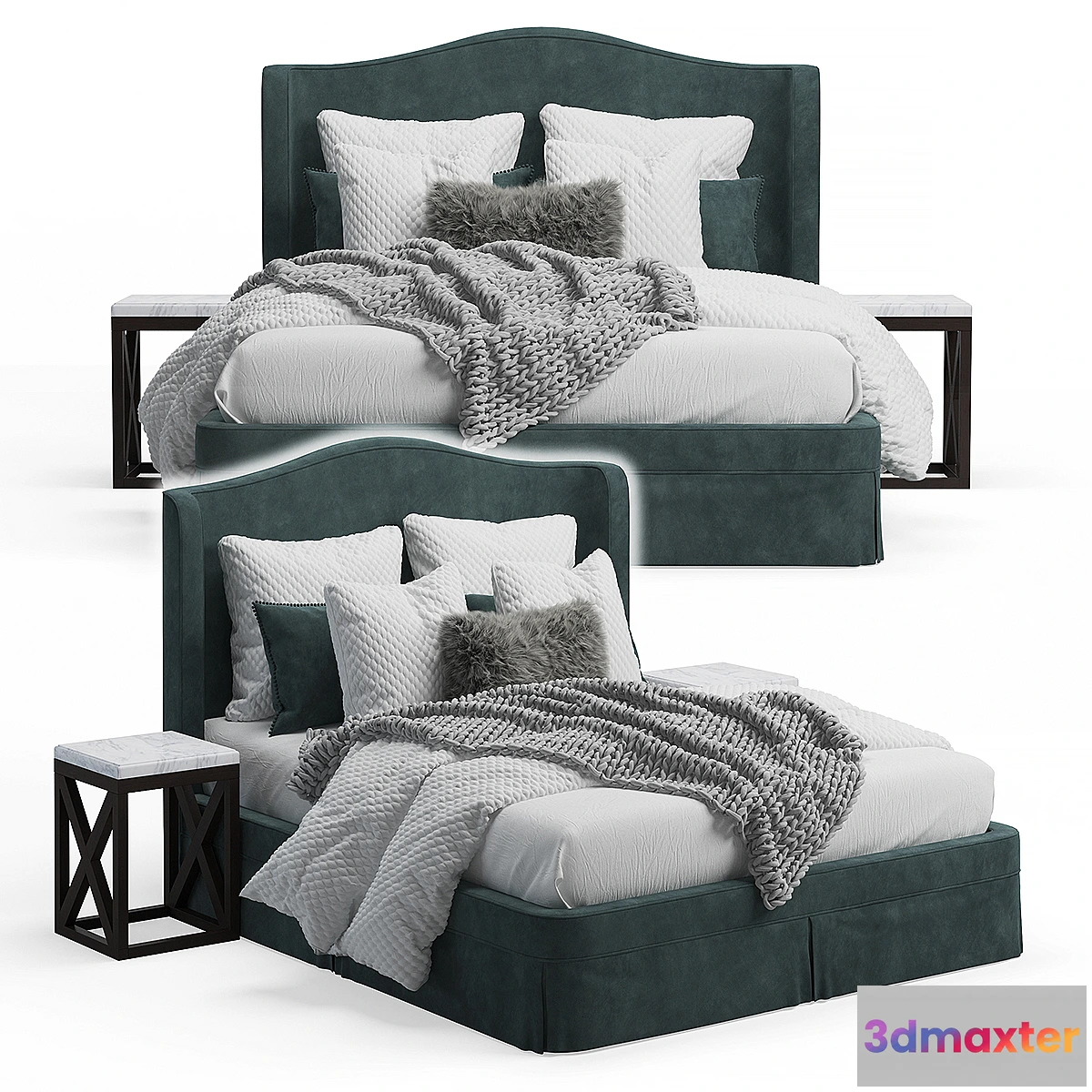 881056 - Upholstered Paris Bed - No.4