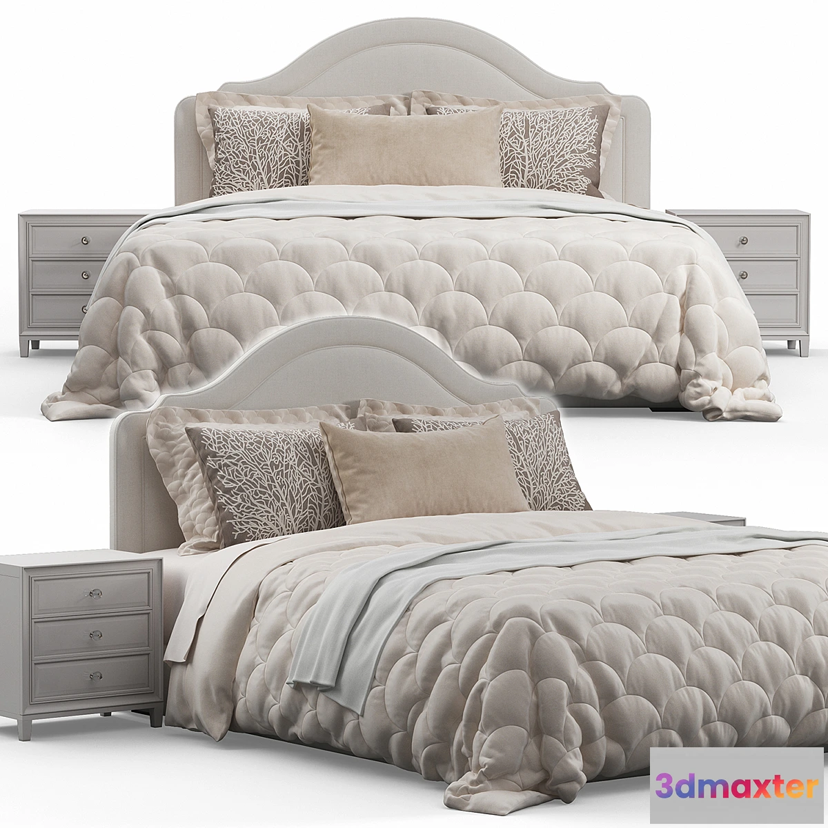 881072 - Rabin Qween Headboard Bed - No.4