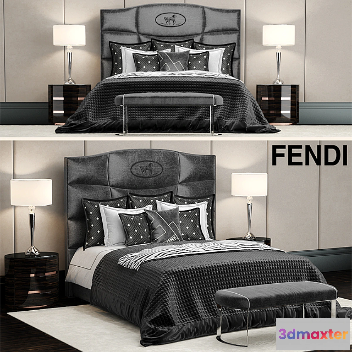 896234 - Bed Fendi George bed - No.2