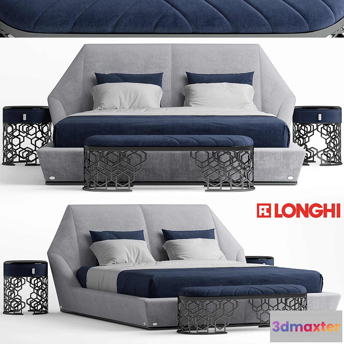 900098 - Bed longhi Yume