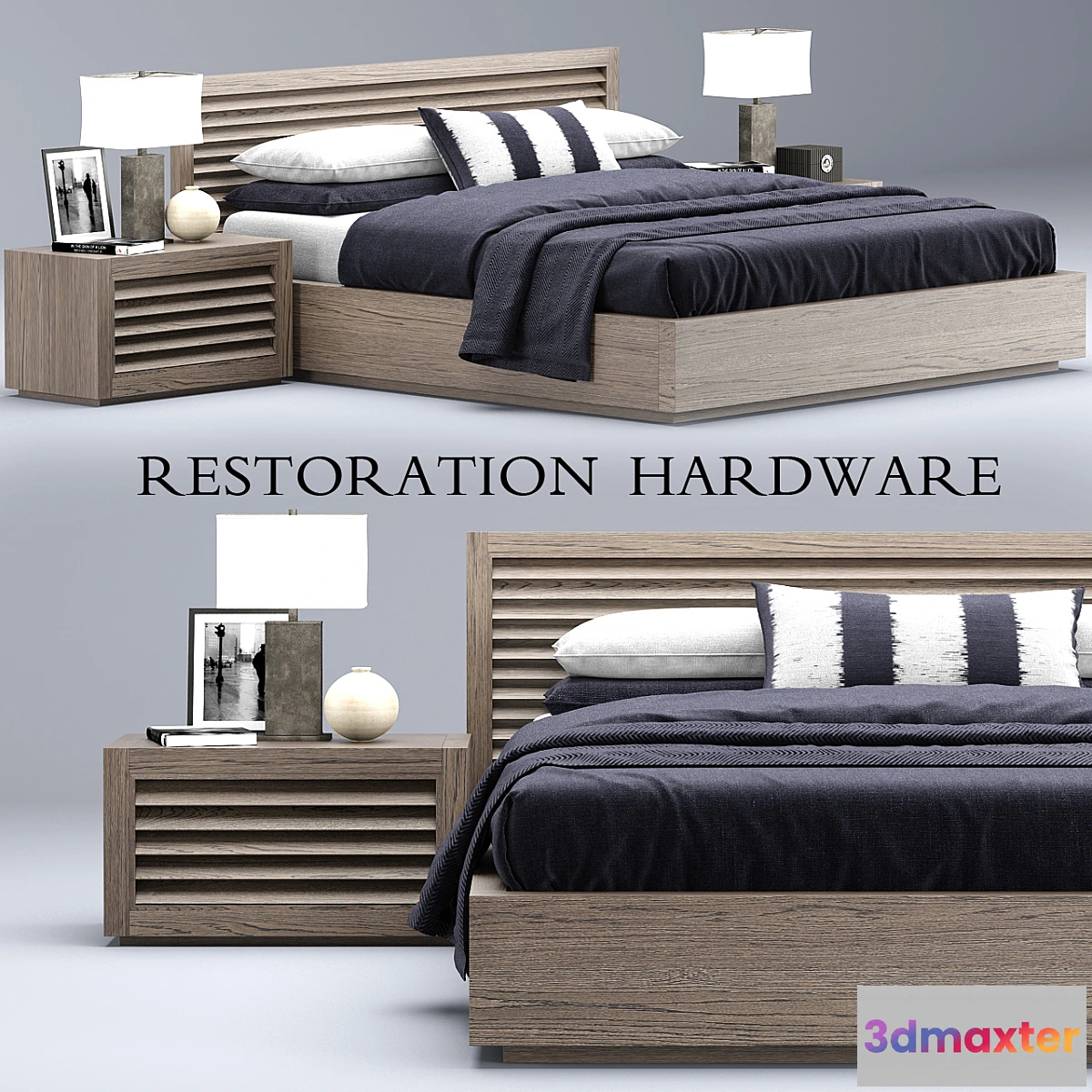 900452 - Restoration Hardware Grand Shutter bed - No.2