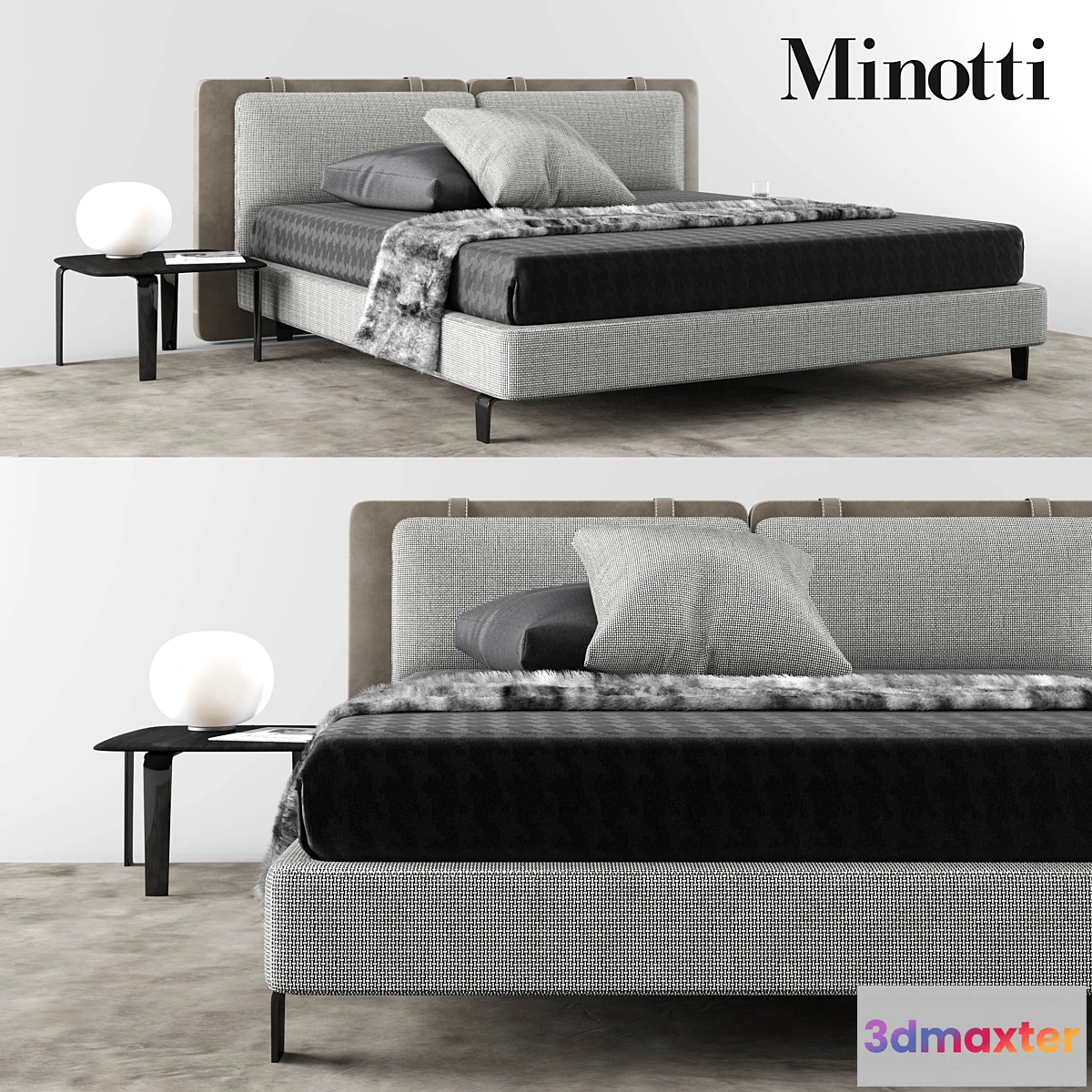 900796 - Bed Minotti Tatlin “Soft” - No.3