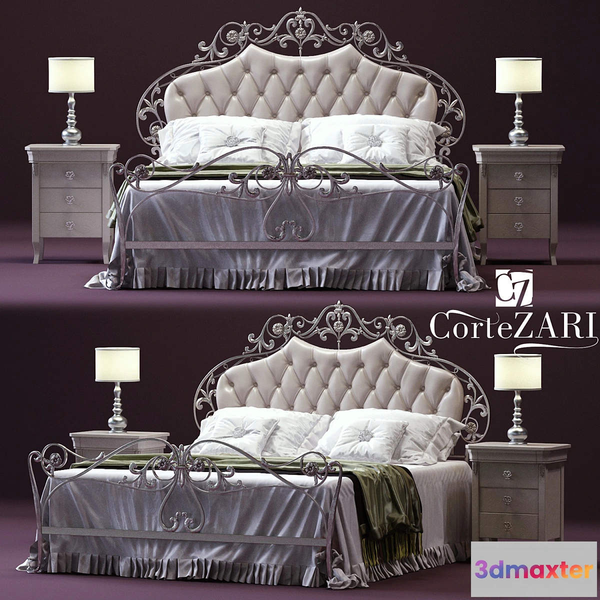 900990 - CorteZARI OLIMPIA Double Bed - No.4