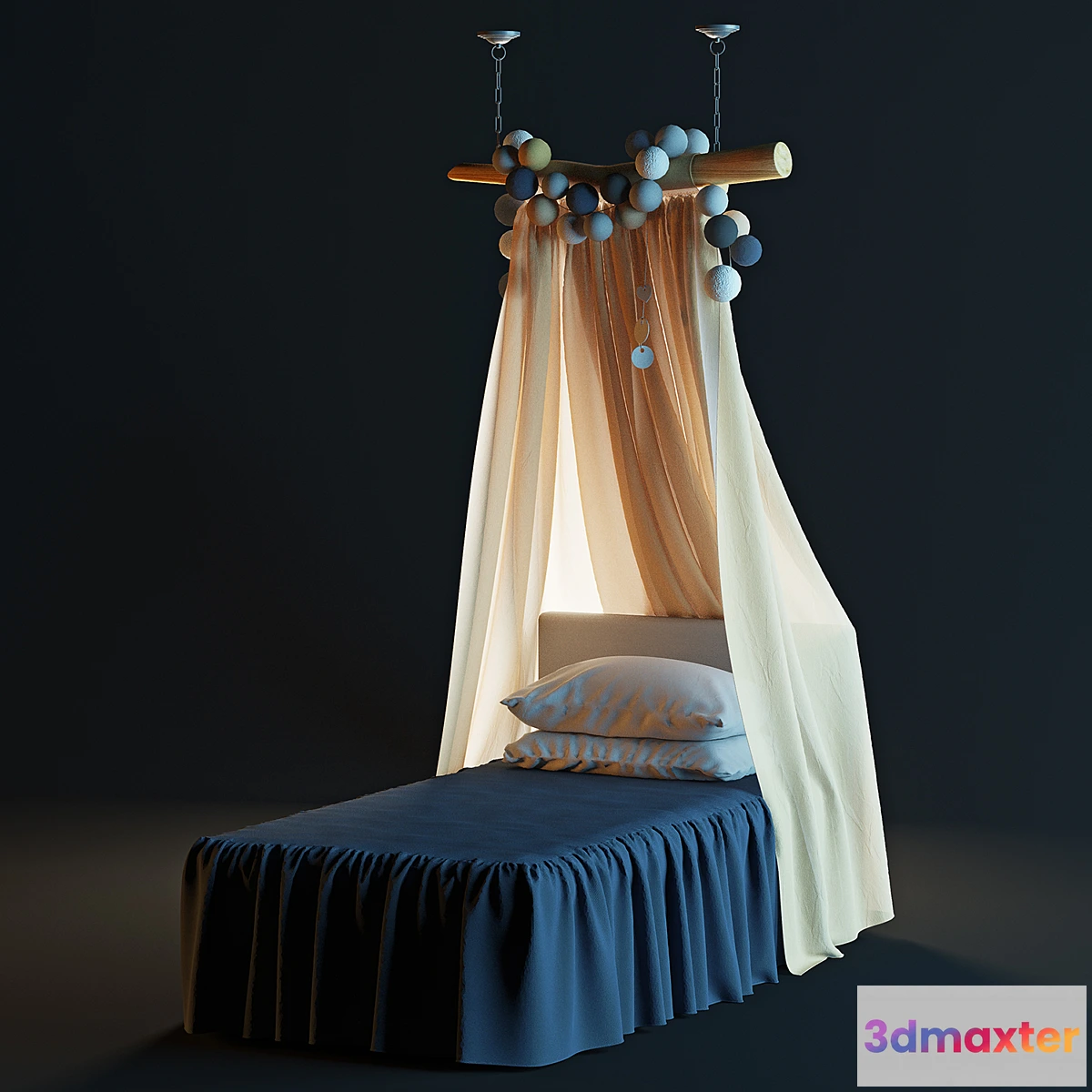 901070 - Canopy bed - No.10