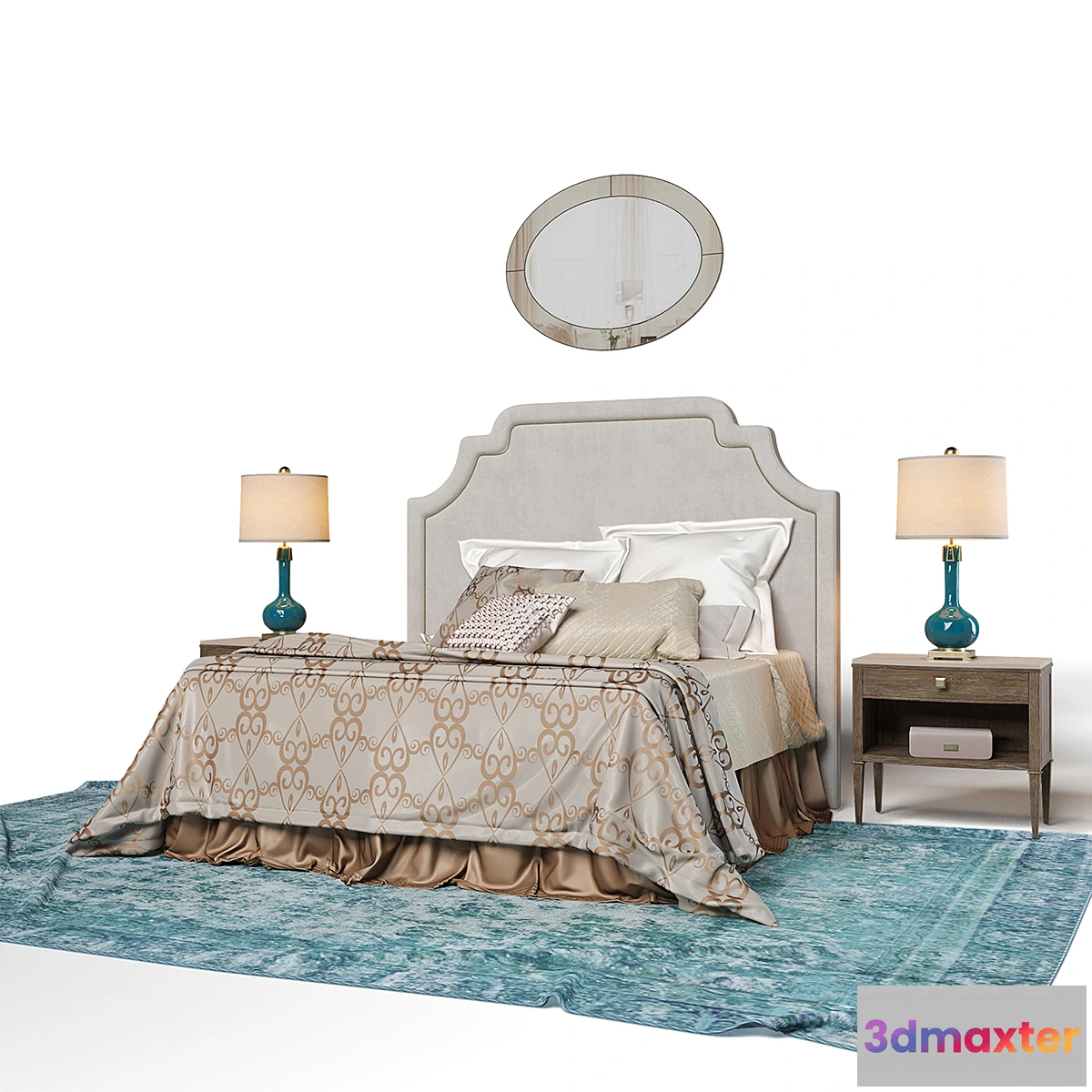 901156 - Bed with linens - No.3