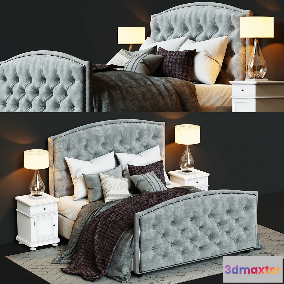 901172 - Bed Bassett Vienna Arched