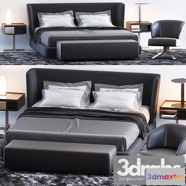 940462 - Bed by minotti 4 2