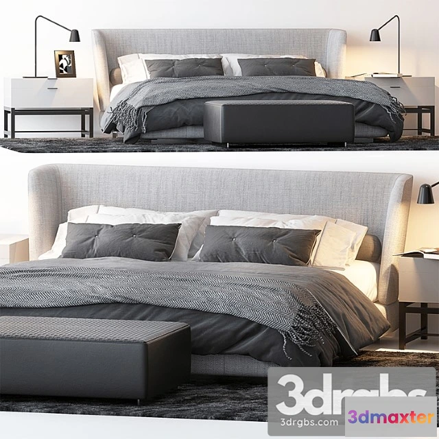 940466 - Bed by minotti 6 2