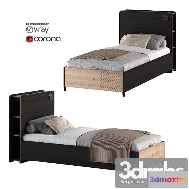 940532 - Bed Cilek Black