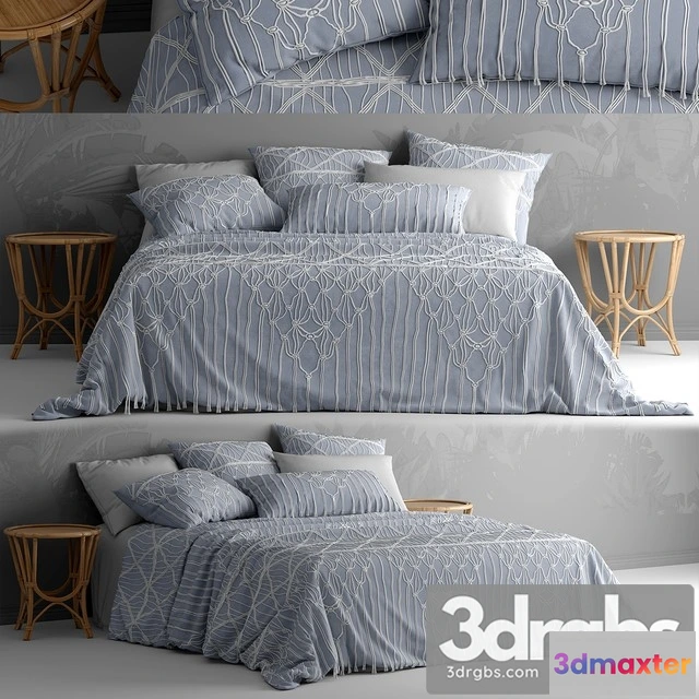 940998 - Bed with Bedding Adairs Australia