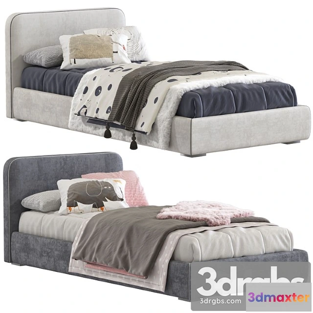 941006 - Bed with Soft Headboard 242