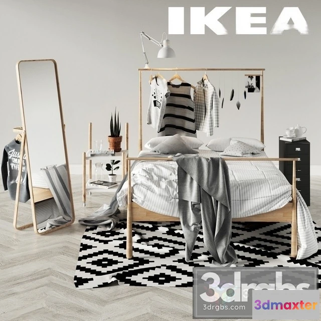 941058 - Bedroom Set Ikea