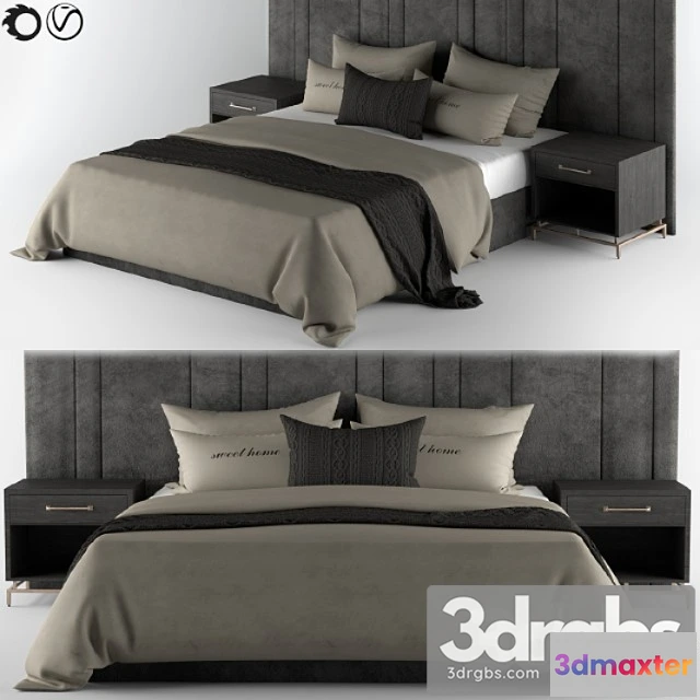 941064 - Bed-set cream & black 2