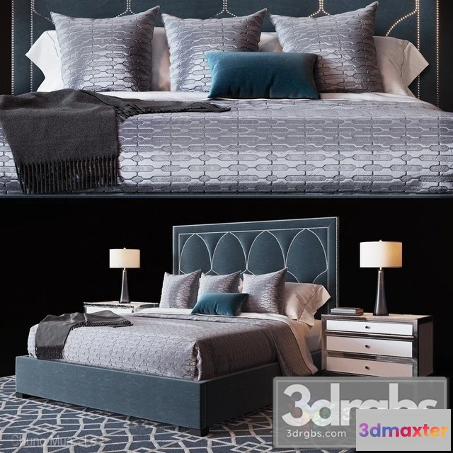941100 - Bernhardt Regan Upholstered King Bed