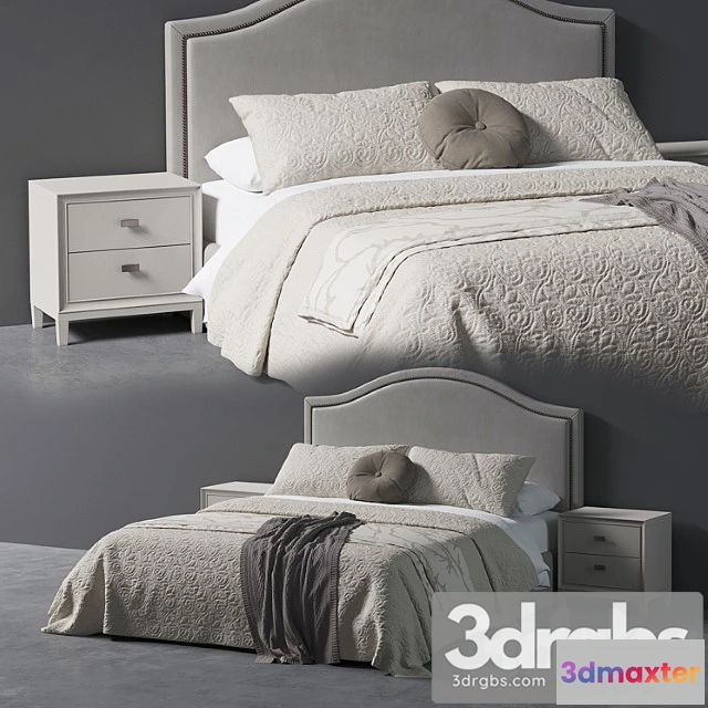 941122 - Beverly queen headboard bed 2