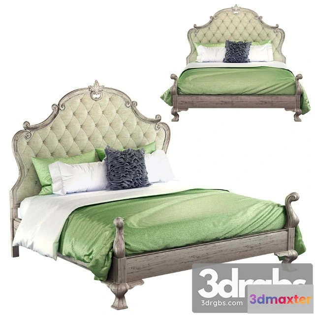 941352 - Campania Upholstered Panel Bed