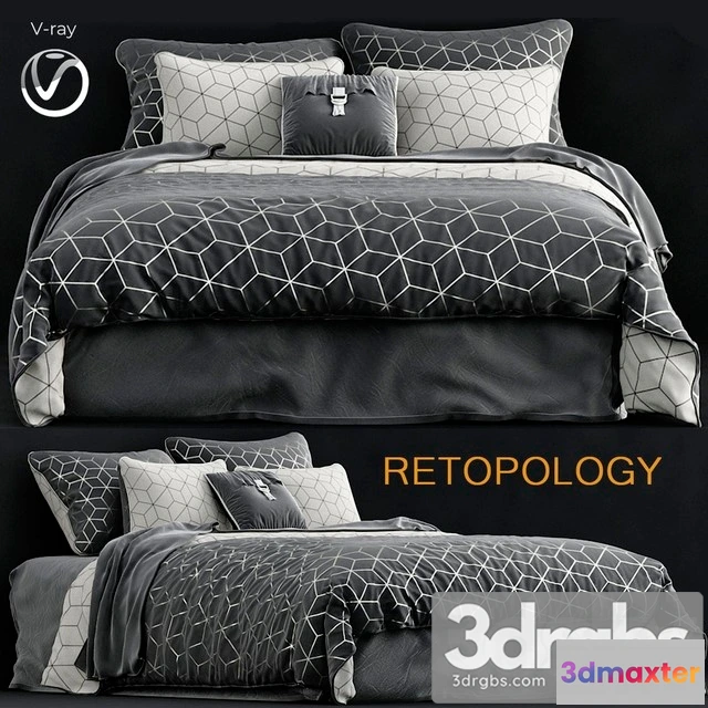 941448 - Charcoal Sine Quilt Cover Set