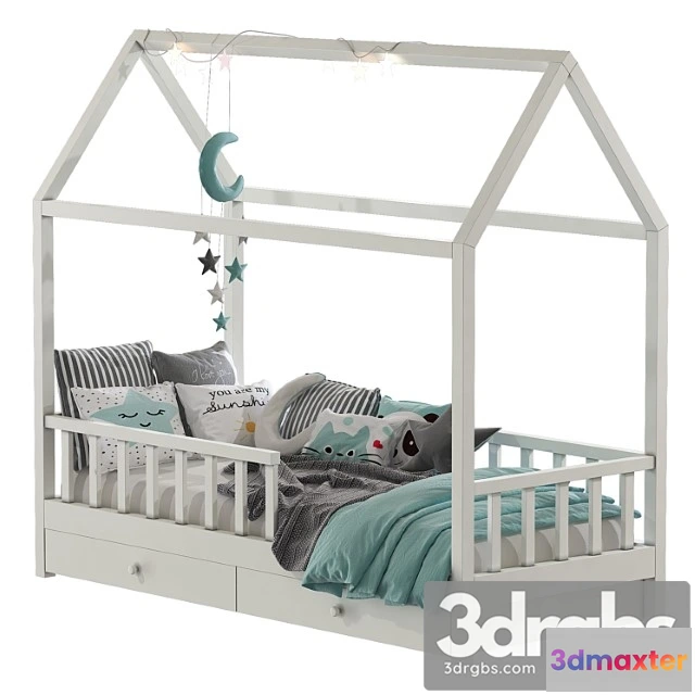 941486 - Childrens Bed With Columns 6