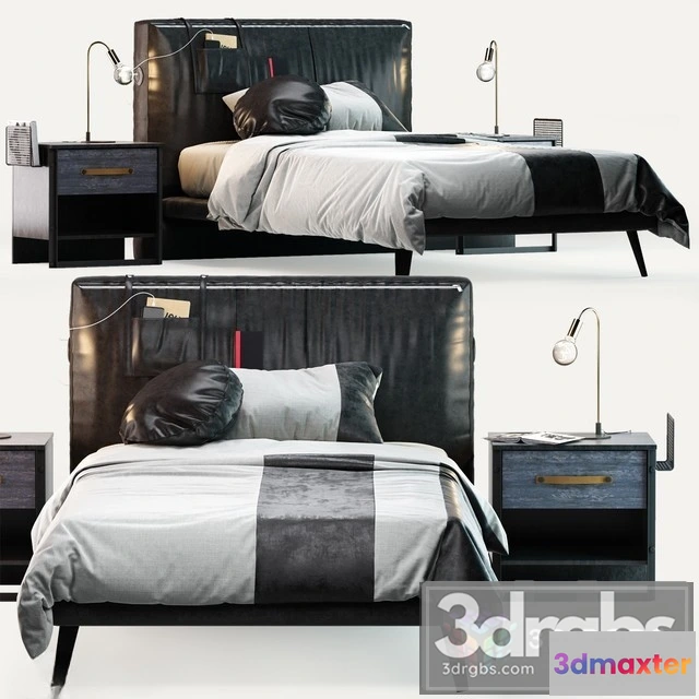 941504 - Cilek Dark Metal Bed