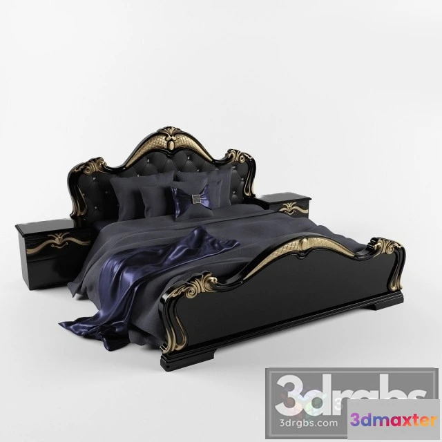 941526 - Classic Black Bed 2