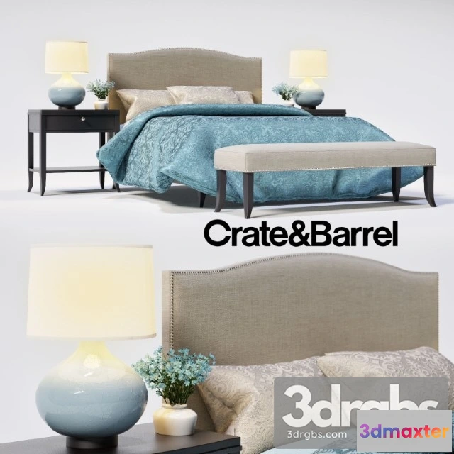 941588 - Crate Barrel Colette Bed