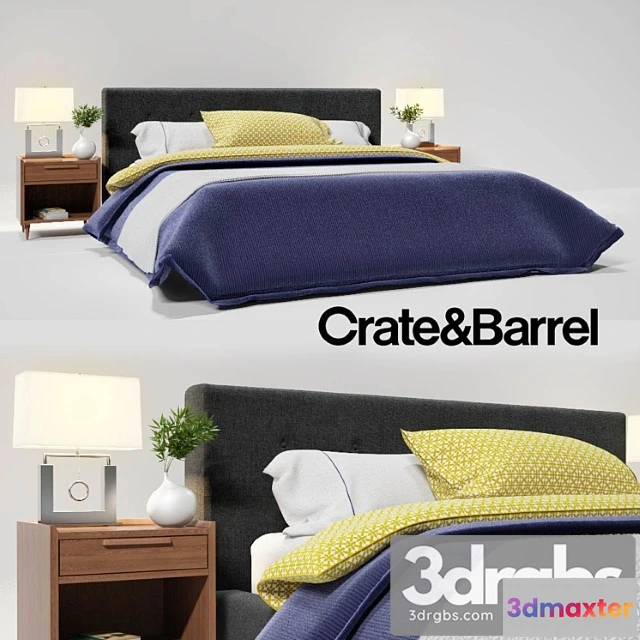 941594 - Crate Barrel Tate King Bed