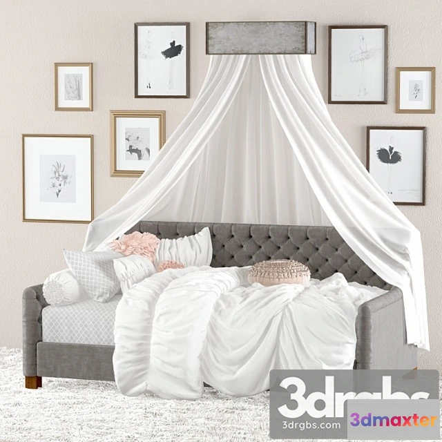 941680 - Devyn tufted velvet daybed  restoration hardware 2